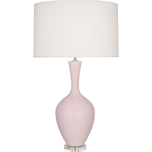 Audrey One Light Table Lamp in Rose Water Glazed Ceramic (165|RW980)