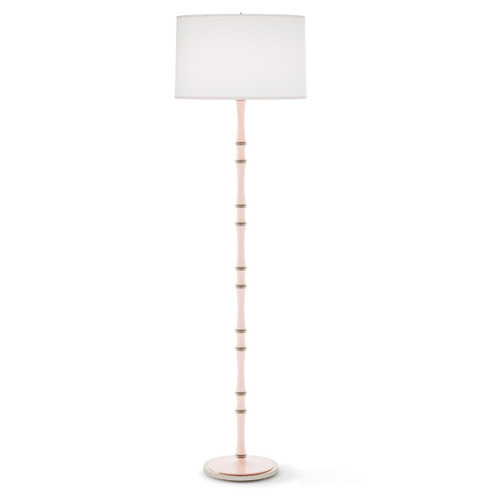 Kane One Light Floor Lamp in Rose Water w/Polished Nickel (165|RW74)