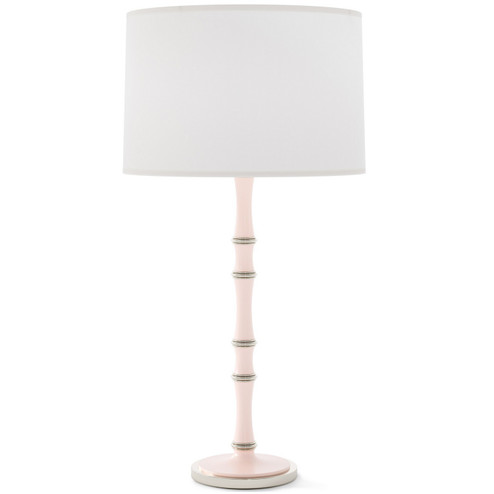 Kane One Light Table Lamp in Rose Water w/Polished Nickel (165|RW72)