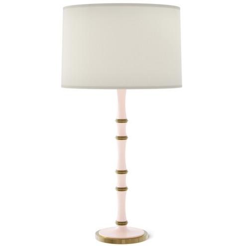 Kane One Light Table Lamp in Rose Water w/Modern Brass (165|RW71)