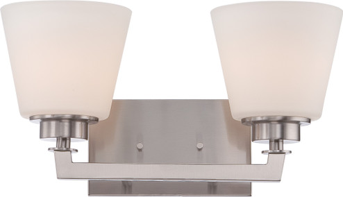 Mobili Two Light Vanity in Brushed Nickel (72|60-5452)