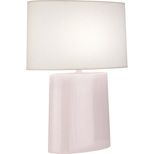 Victor One Light Table Lamp in Rose Water Glazed Ceramic (165|RW03)