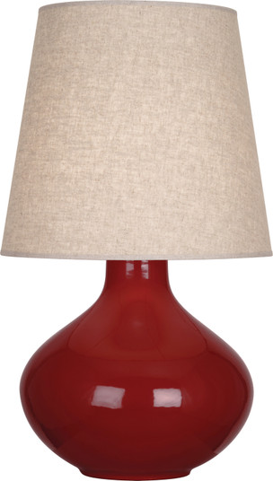 June One Light Table Lamp in Oxblood Glazed Ceramic (165|OX991)