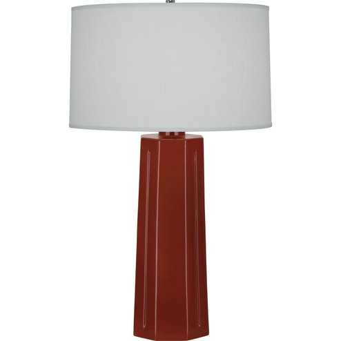 Mason One Light Table Lamp in Oxblood Glazed Ceramic (165|OX960)