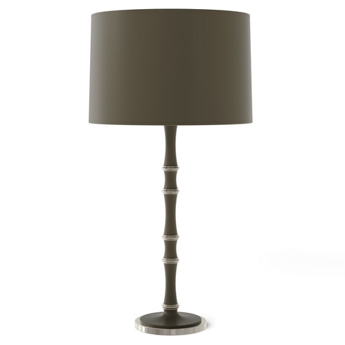 Kane One Light Table Lamp in Matte Smokey Taupe w/Polished Nickel (165|MST72X)