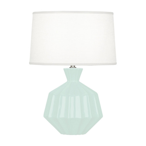 Small Orion One Light Accent Lamp in Mint Glazed Ceramic (165|MN989)
