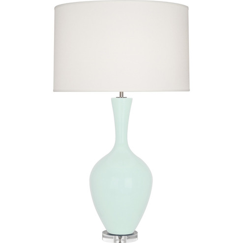 Audrey One Light Table Lamp in Mint Glazed Ceramic (165|MN980)