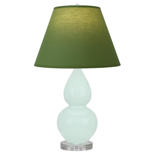 Small Double Gourd One Light Accent Lamp in Mint Glazed Ceramic w/Lucite (165|MN13G)
