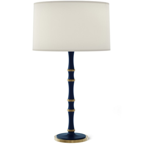 Kane One Light Table Lamp in Matte Midnight Blue w/Modern Brass (165|MMB71)