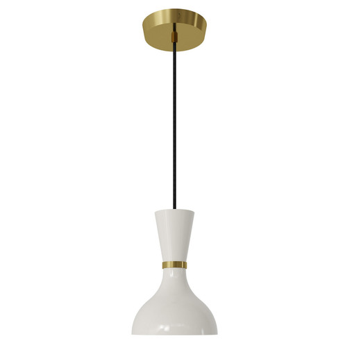Clare One Light Pendant in Modern Brass w/Lily Painted (165|LY01LY)