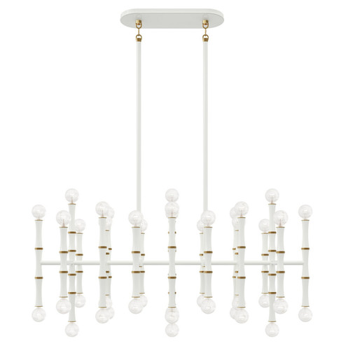 Kane 42 Light Chandelier in Daisy w/Modern Brass (165|DY77)