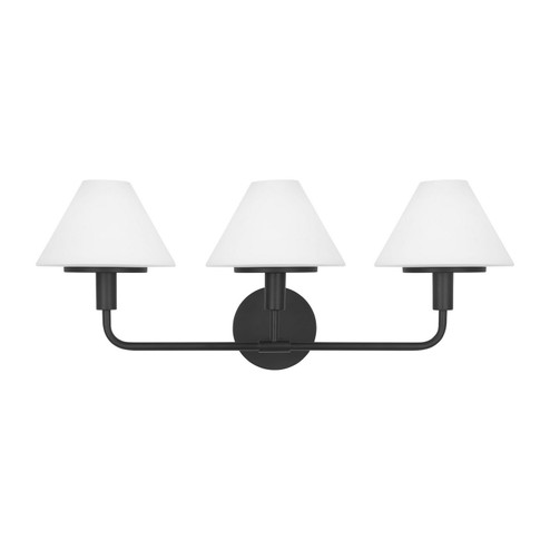 Mendota Wall Sconce in Midnight Black (1|GLW1033MBK)