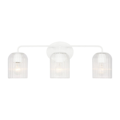 Eisele Three Light Vanity in Matte White (1|GLV1133MWT)