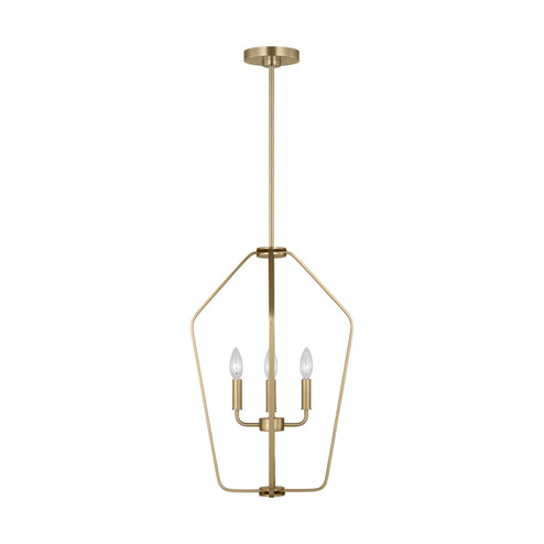 Kennan Four Light Chandelier in Satin Brass (1|GLC1264SB)
