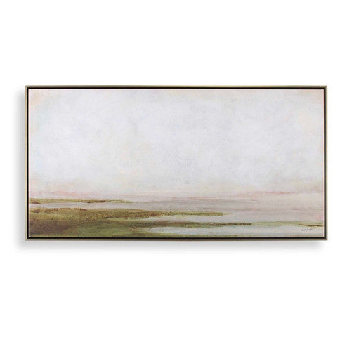 Hazy Lake Wall Art in Gold (52|32485) Hazy Lake Wall Art in Gold (52|32485)