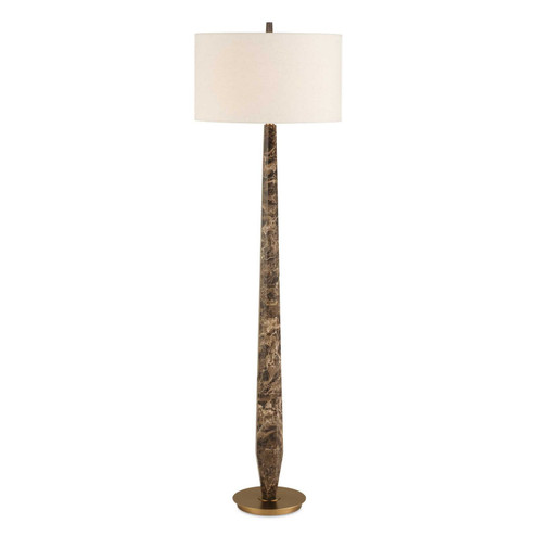 Tyree One Light Floor Lamp in Brass Plated (52|30553)