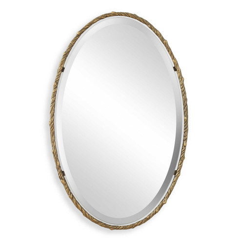 Twisted Branch Mirror in Antiqued Gold (52|08266) Twisted Branch Mirror in Antiqued Gold (52|08266)