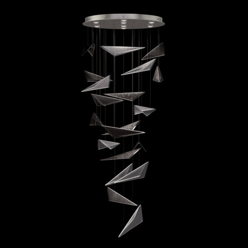 Volo LED Pendant in Silver/Smoke Linear (48|100119-42)