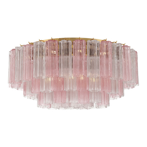 Addis 16 Light Flush Mount in Aged Brass (60|ADD-331-AG-SP)