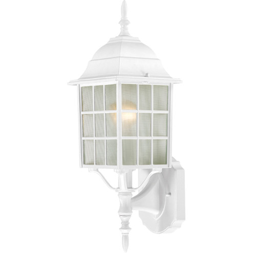 Adams One Light Wall Lantern in White (72|60-4901) Adams One Light Wall Lantern in White (72|60-4901)