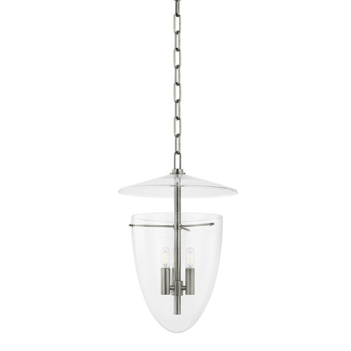 Tully Three Light Lantern in Vintage Pewter (67|F4414-VPT)