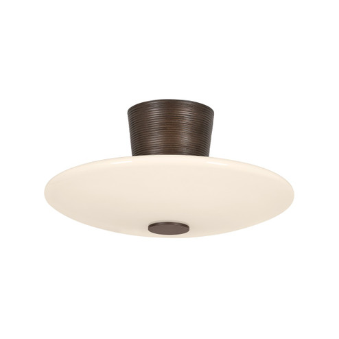 Albus LED Semi Flush Mount in Bronze Leaf (67|C5016-BRL)
