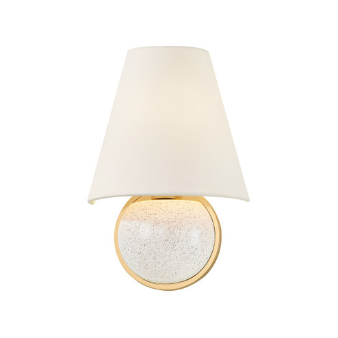 Marlena One Light Wall Sconce in Aged Brass (428|H1063101-AGB)
