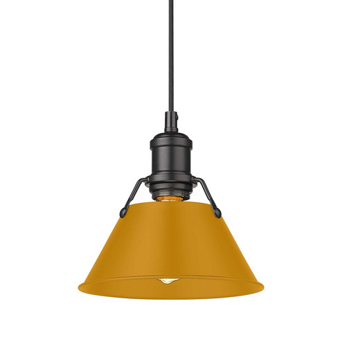 Orwell One Light Pendant in Matte Black (62|3306-S BLK-AY)