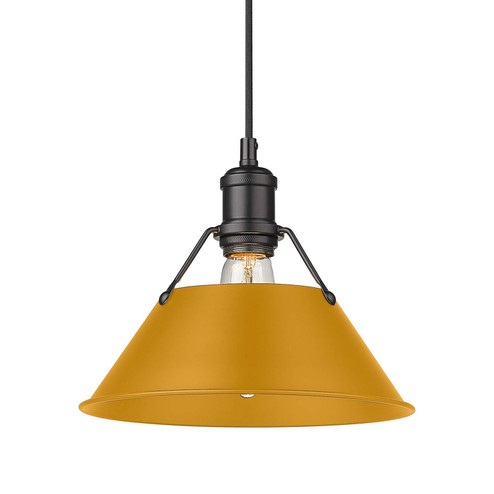 Orwell One Light Pendant in Matte Black (62|3306-M BLK-AY)
