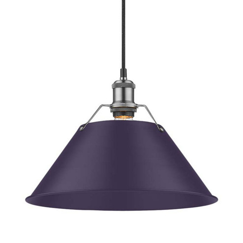 Orwell One Light Pendant in Pewter (62|3306-L PW-EP)