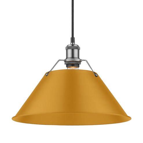 Orwell One Light Pendant in Pewter (62|3306-L PW-AY)