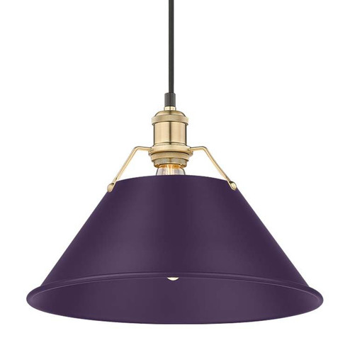 Orwell One Light Pendant in Brushed Champagne Brass (62|3306-L BCB-EP)
