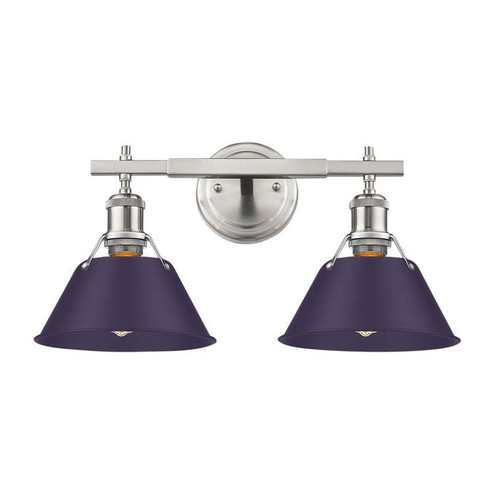 Orwell Two Light Vanity in Pewter (62|3306-BA2 PW-EP)