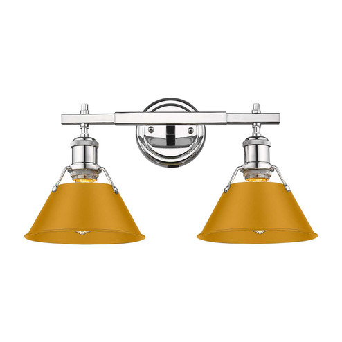 Orwell Two Light Vanity in Chrome (62|3306-BA2 CH-AY)