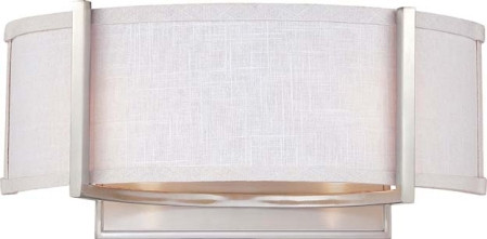 Gemini Two Light Wall Sconce in Brushed Nickel (72|60-4754)
