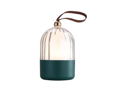 Lunari LED Lantern in Matte Green (62|2253-4 GRN)