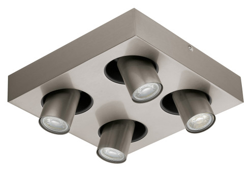 Robledo 1 Four Light Track Light in Matte Nickel (217|96608A)