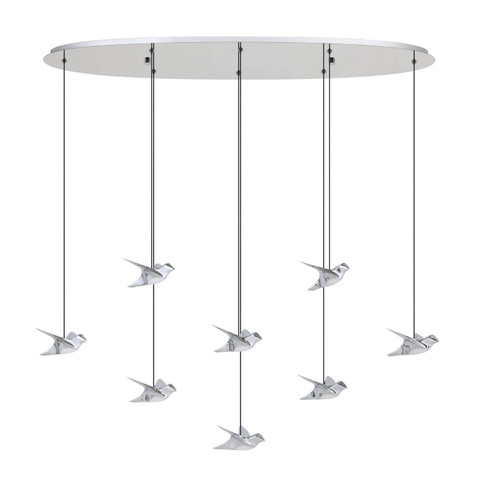 Paratebueno LED Pendant in Chrome (217|390401A)