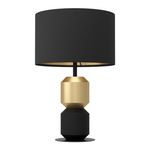 Laurignano One Light Table Lamp in Black / Brushed Brass (217|390188A)