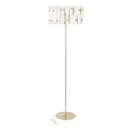 Macclenny One Light Floor Lamp in Brushed Brass (217|205821A)