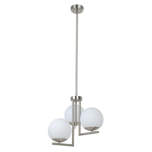 Denver Three Light Pendant in Matte Nickel (217|205756A)
