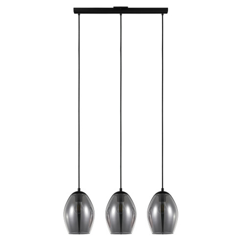 Estanys Three Light Pendant in Black (217|204238A)
