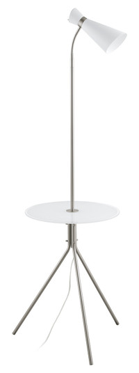Policara One Light Floor Lamp in Matte Nickel (217|203647A)
