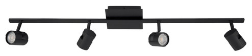 Vergiano LED Fixed Track Light in Black (217|203398A)