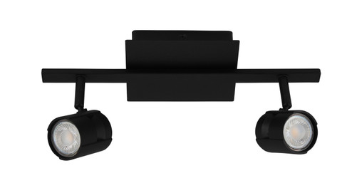 Vergiano LED Fixed Track Light in Black (217|203396A)