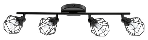 Zapata Four Light Track in Matte Black (217|202168A)