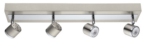 Pierino LED Fixed Track Light in Satin Nickel & Chrome (217|201735A)