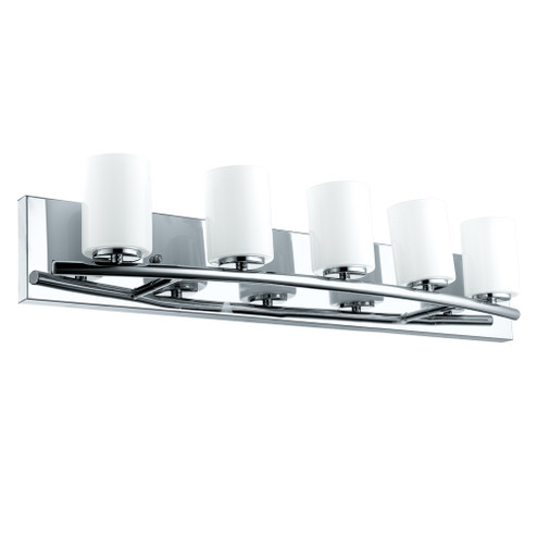 Abete Five Light Bath/Vanity in Chrome (217|201714A) Abete Five Light Bath/Vanity in Chrome (217|201714A)