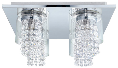 Pianella Four Light Ceiling Mount in Chrome (217|201153A)