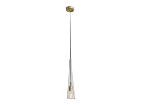 Abbey Park One Light Pendant in Brushed Brass (192|HF8130-BB)